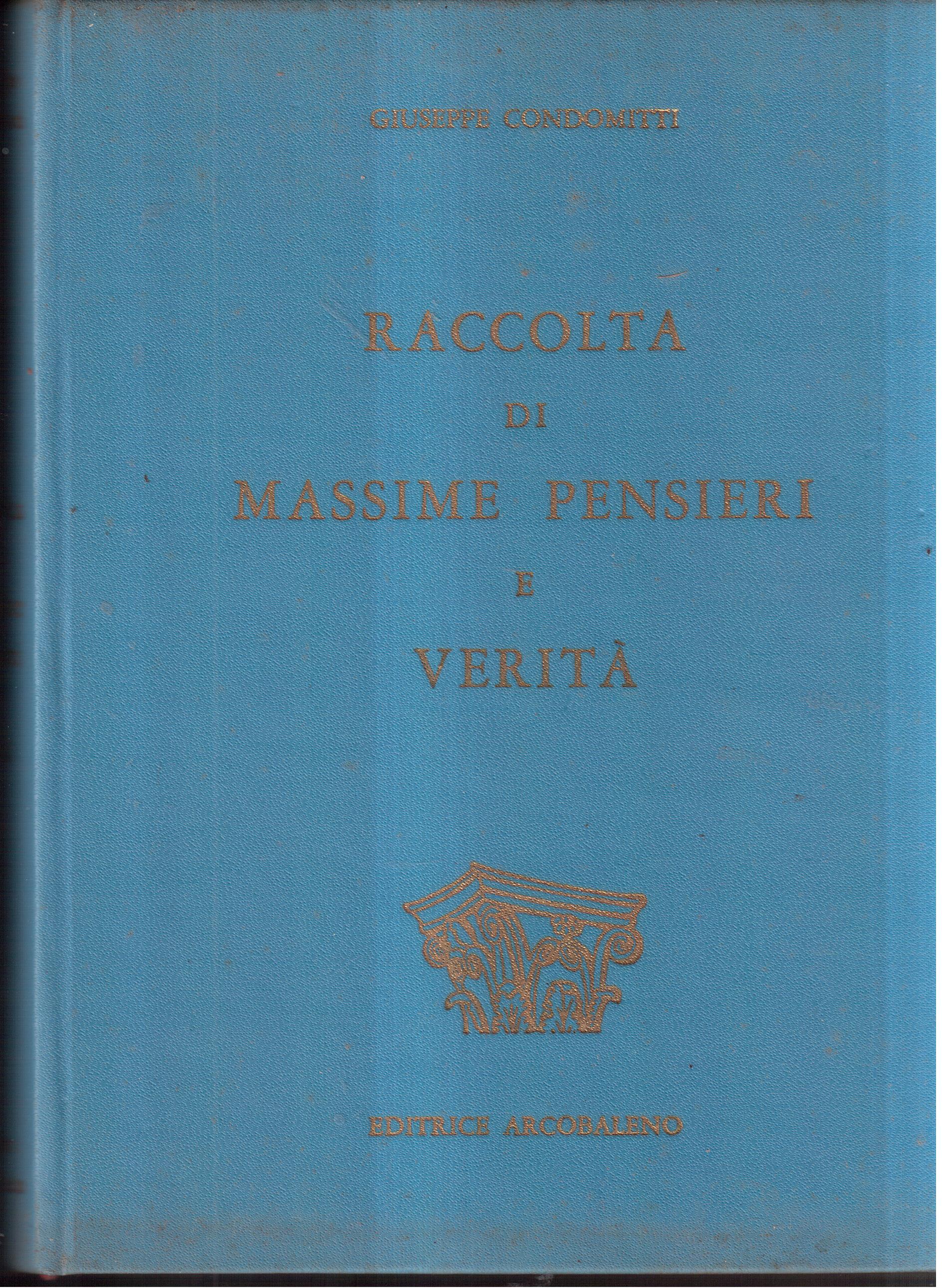 Raccolta di massime pensieri e verità