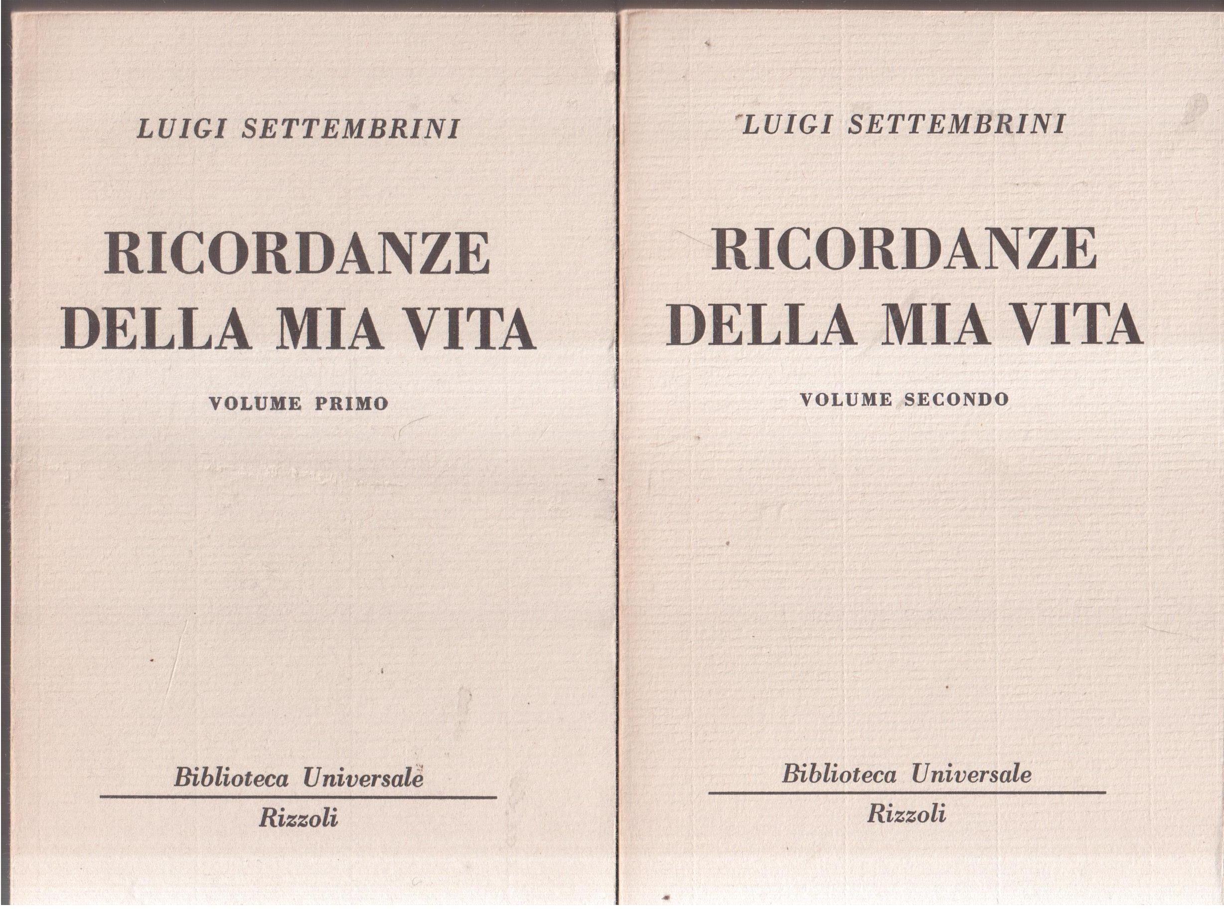 Ricordanze della mia vita