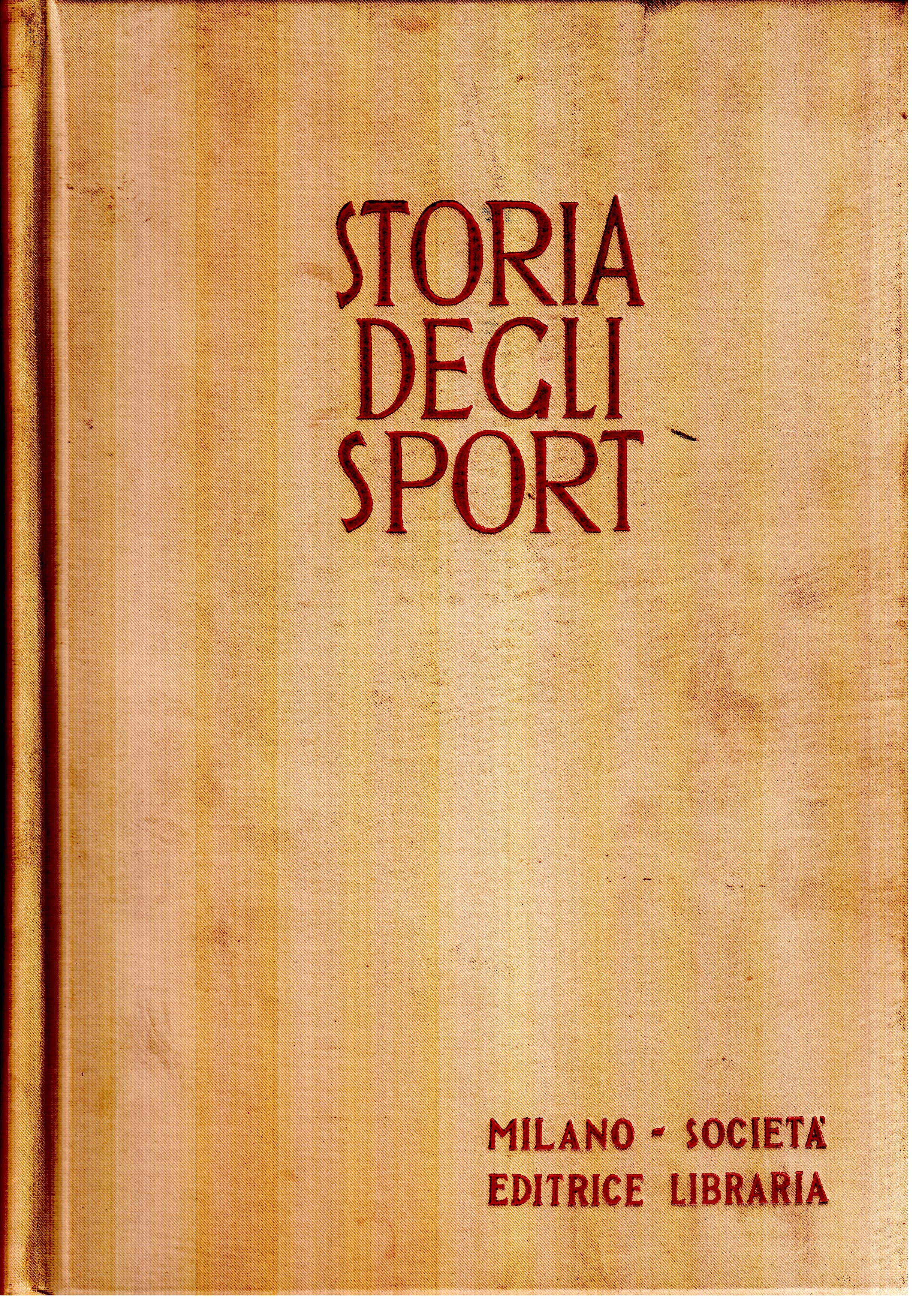 Storia degli sport- 3 volumi
