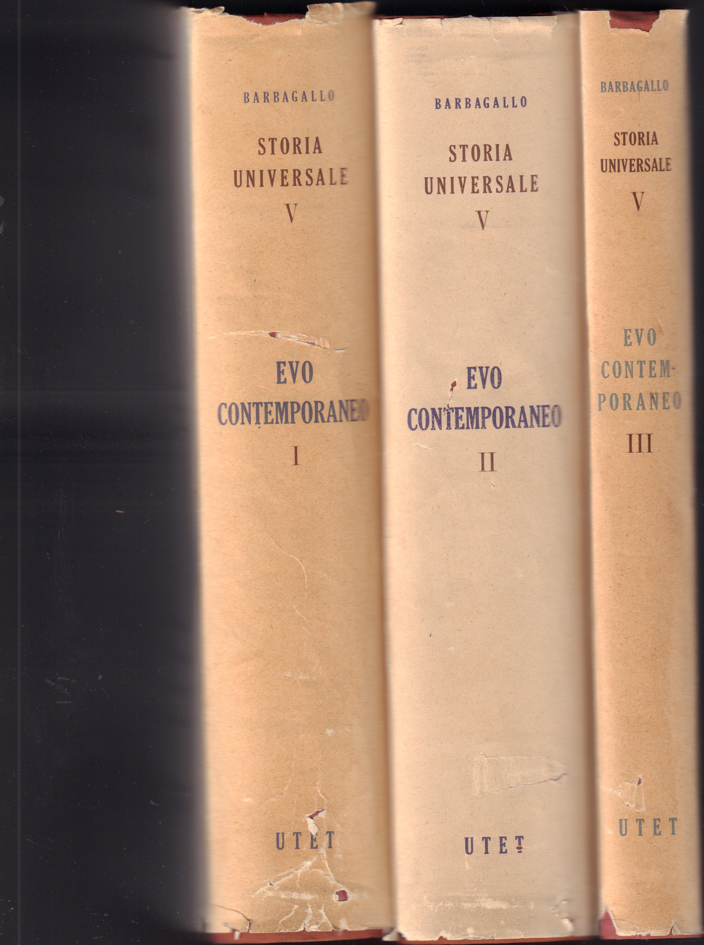 Storia Universale- Evo Contemporaneo- 3 volumi
