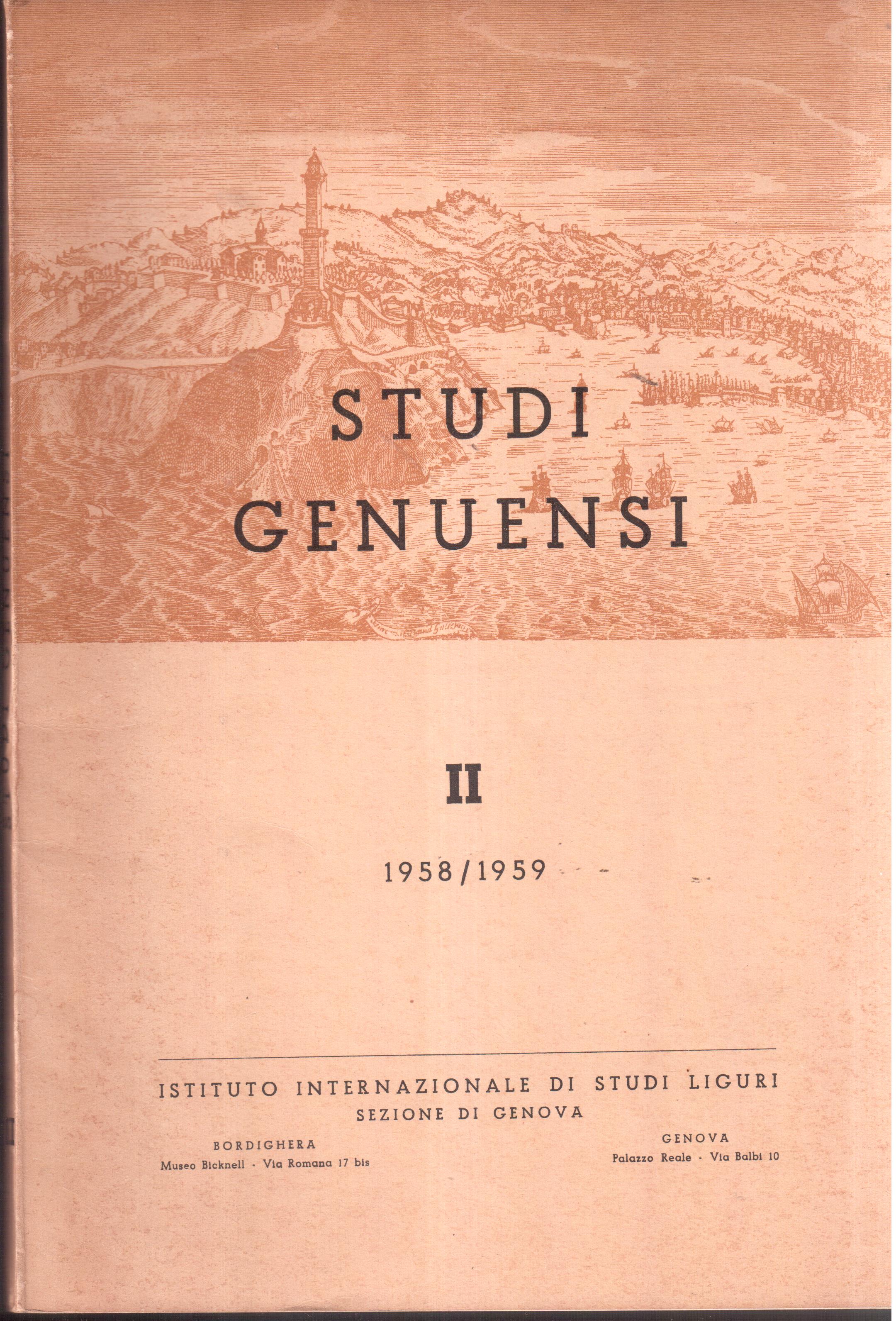 Studi Genuensi II - 1958/1959