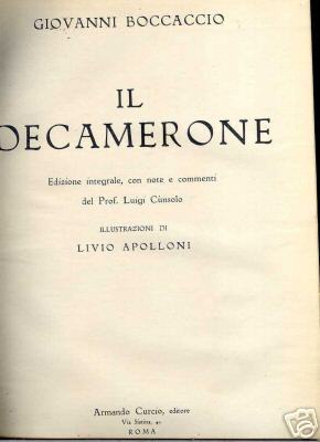 Decamerone .