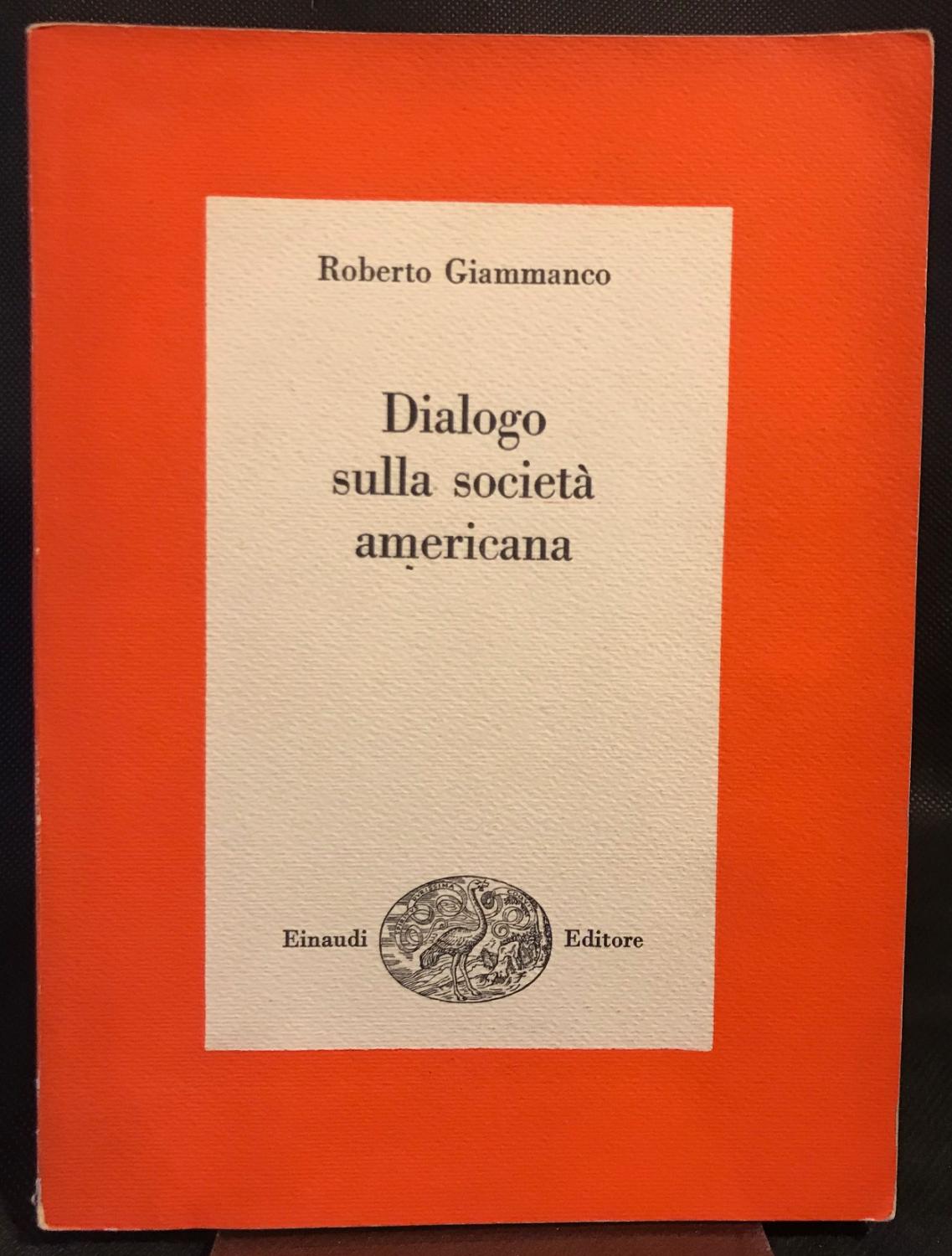 Dialogo Sulla societ‡ Americana