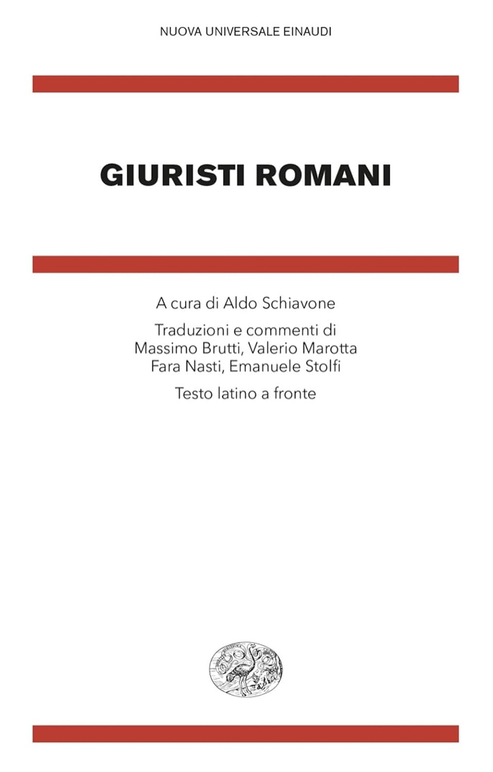 Giuristi romani. Testo latino a Fronte