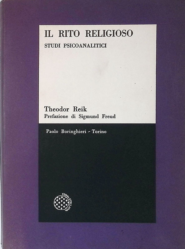 IL RITO RELIGIOSO STUDI PSICOANALITICI.