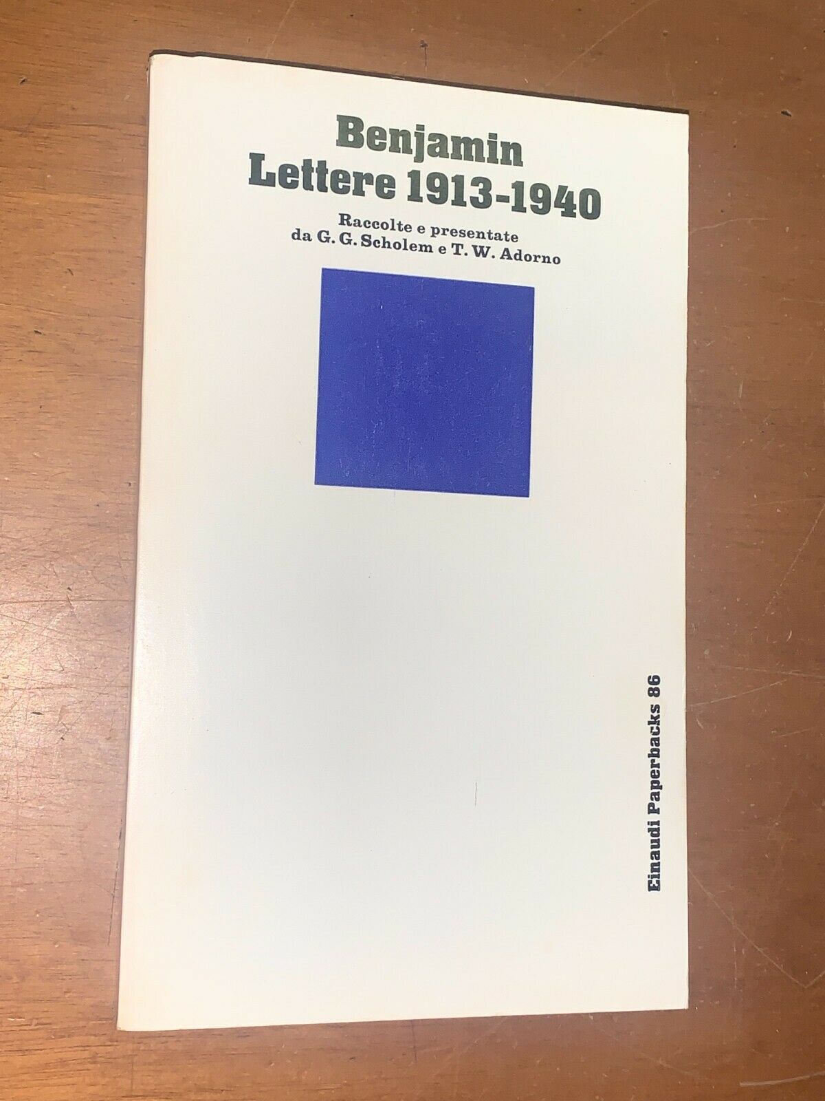 Lettere 1913-1940. Raccolte e presentate da G. G. Scholem e …