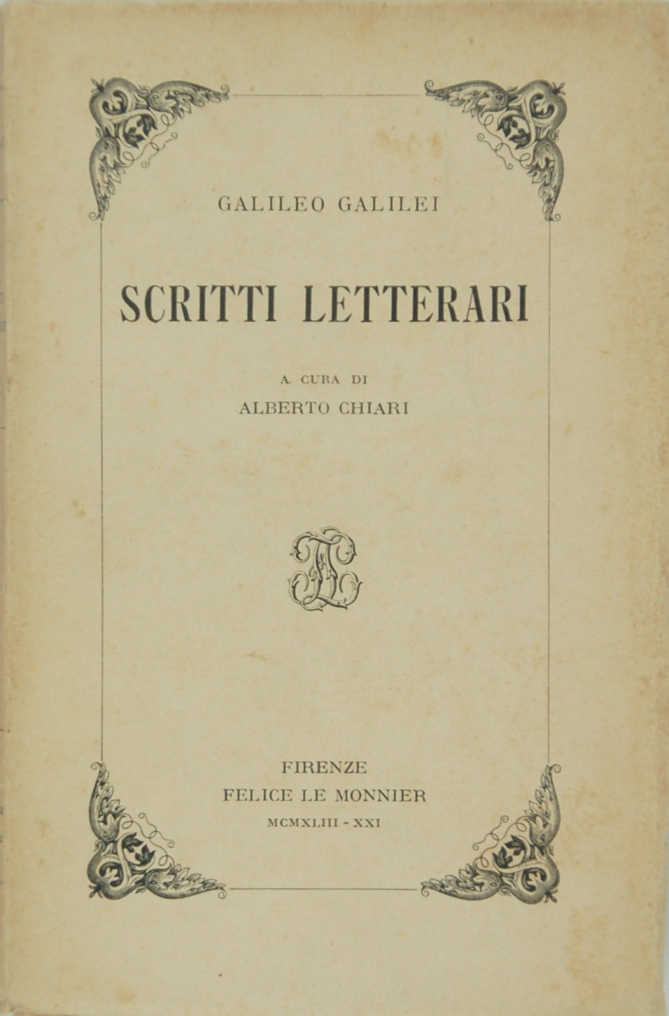 Scritti Letterari