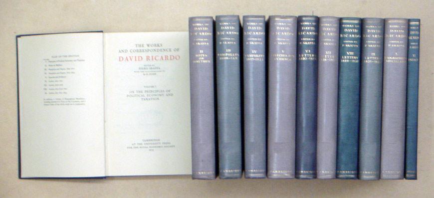THE WORKS AND CORRESPONDENCE OF DAVID RICARDO 11 Vols