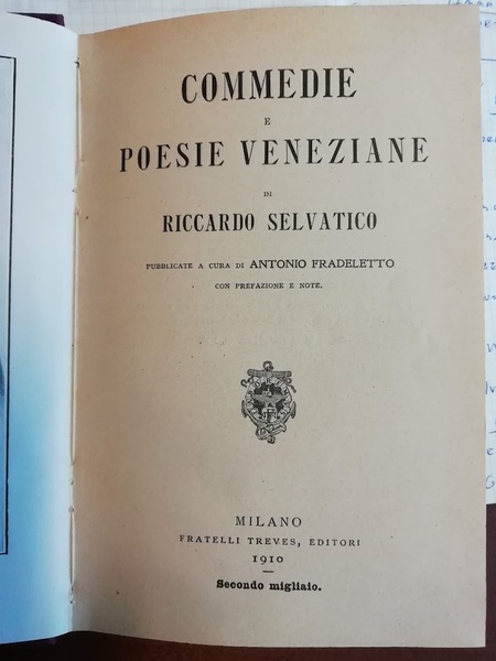 Commedie e poesie veneziane