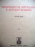 Sebastiano de Appollonia e Antonio Rosmini I-II