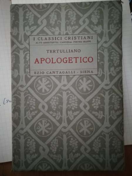 Tertulliano. Apologetico