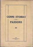 Cenni storici di Passons