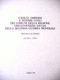 Caduti, dispersi e vittime civili dei comuni della Regione FVG …