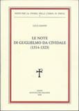 Le note di Guglielmo da Cividale (1314-1323)