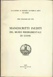 Manoscritti inediti del museo risorgimentale di Udine