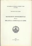 Manoscritti risorgimentali della Biblioteca comunale di Udine