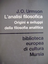 L'analisi filosofica. Origine e sviluppi della filosofia analitica