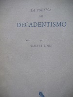 La poetica del decadentismo