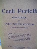 Canti perfetti. Antologia di poeti inglesi moderni