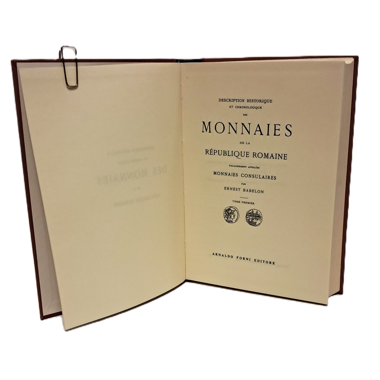 Description historique et chronologique des monnaies de la République romaine …
