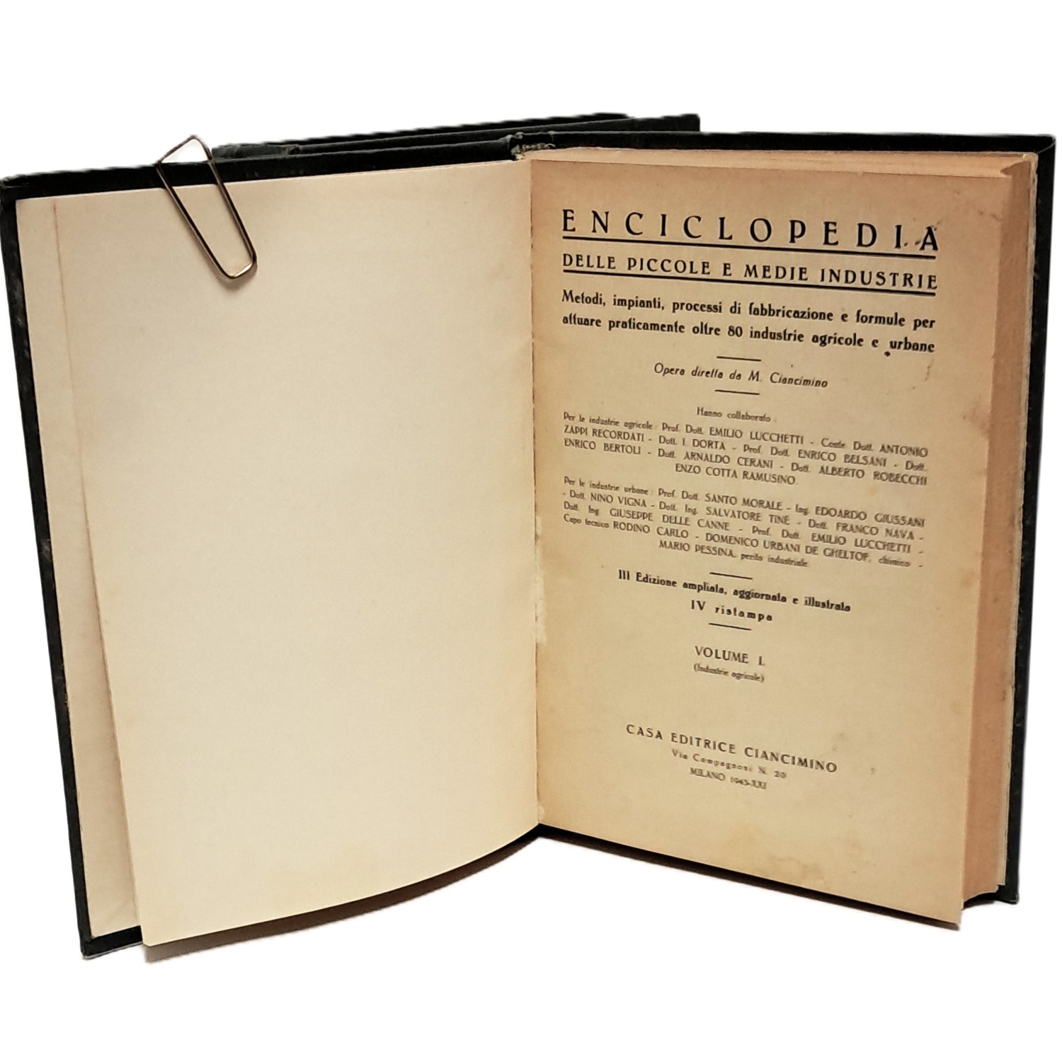 Enciclopedia delle piccole e medie industrie I-II