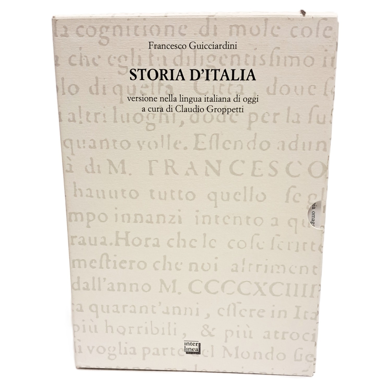 Francesco Guicciardini, storia d'Italia I-II