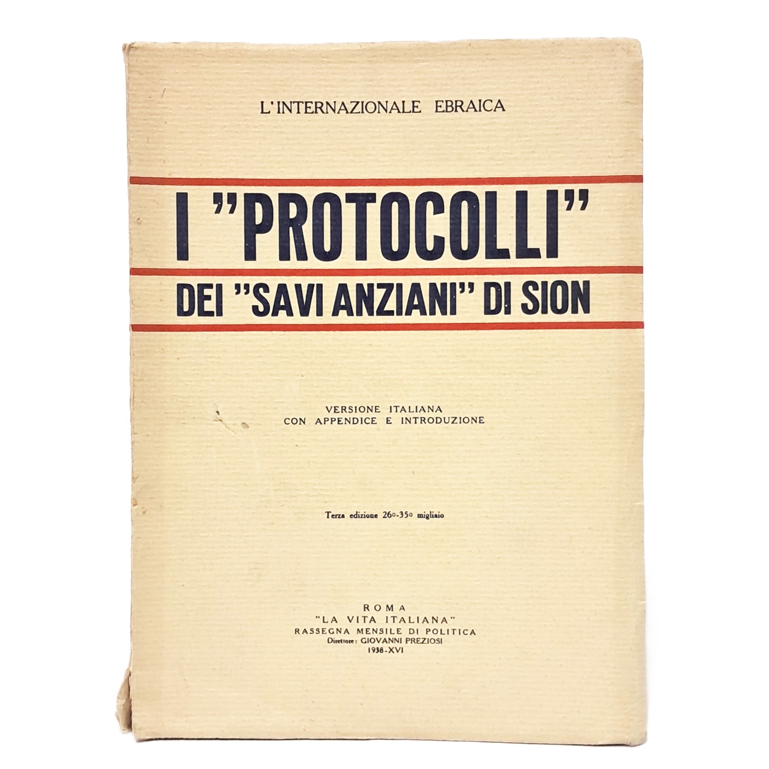 I "Protocolli" dei "savi anziani di Sion"