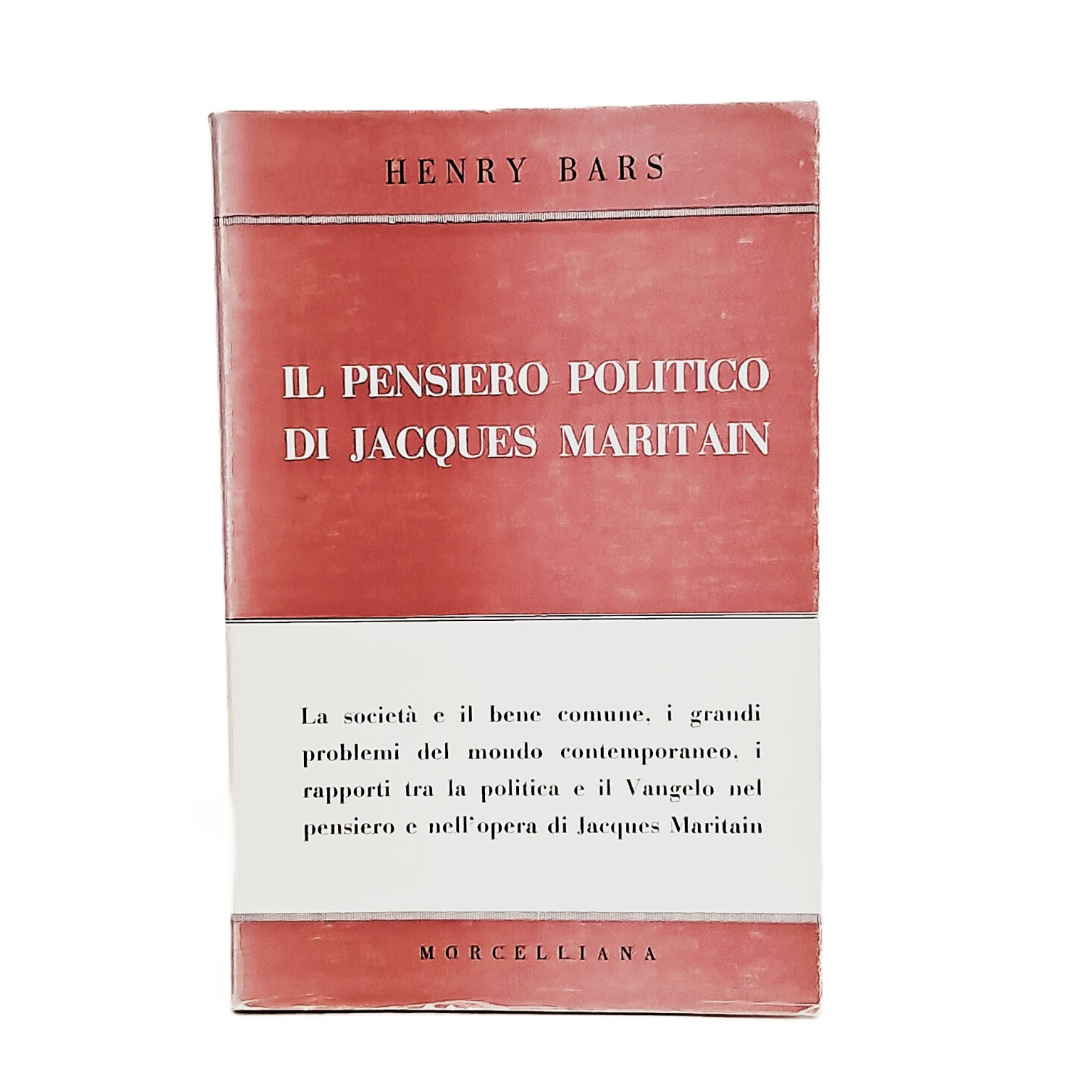 Il pensiero politico di Jacques Maritain