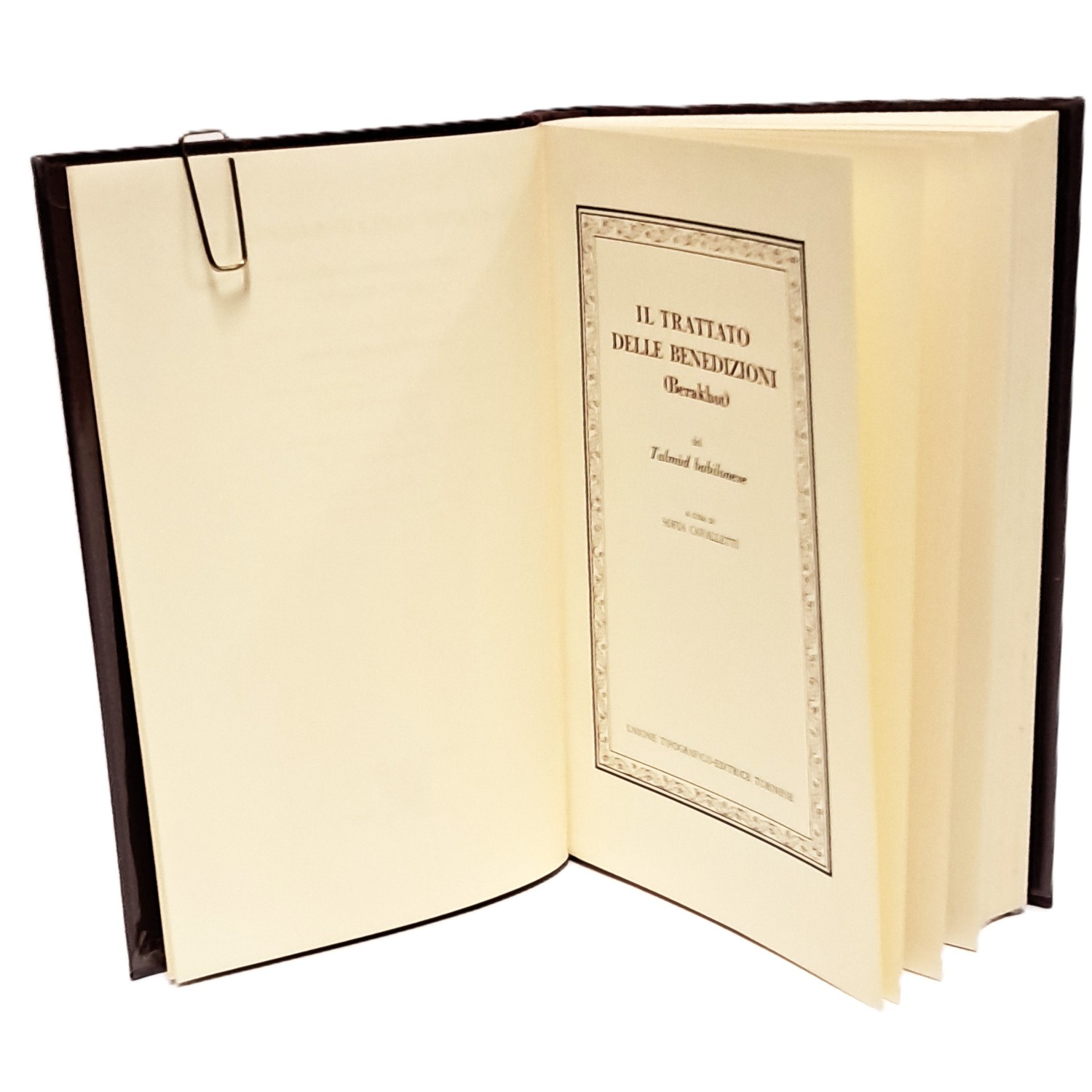 Il trattato delle benedizioni (Berakhot) dal Talmùd babilonese