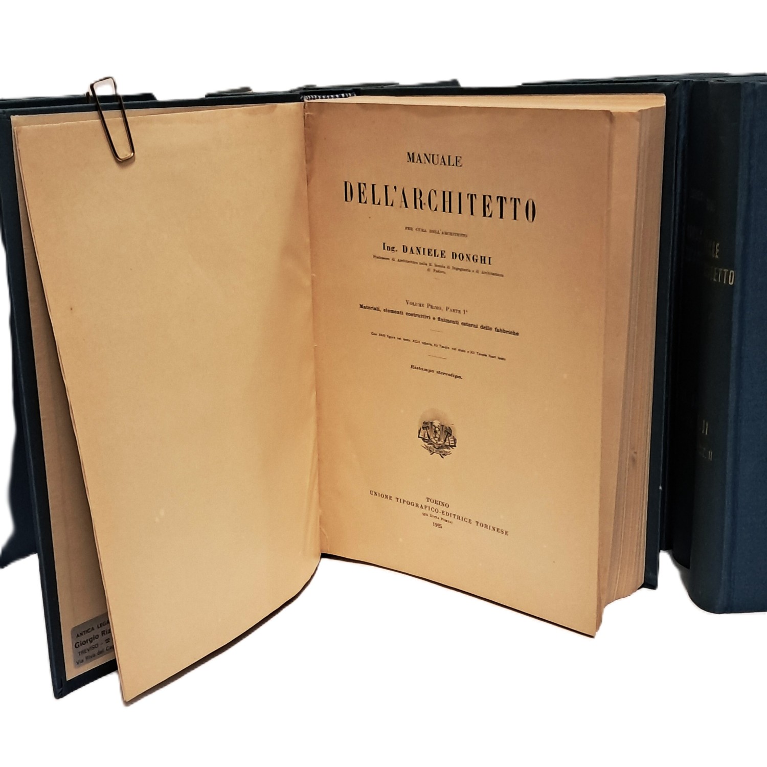 Manuale dell'architetto I-II