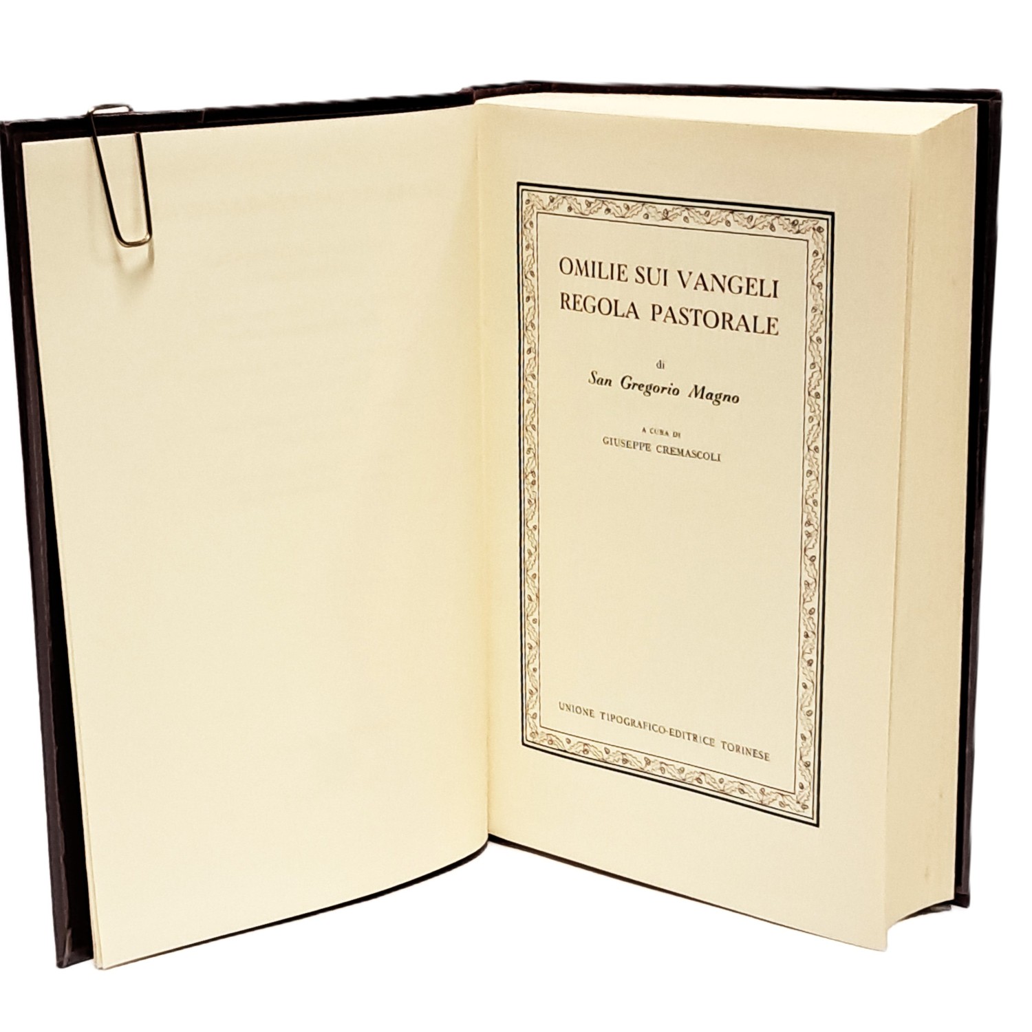 Omilie sui vangeli regola pastorale di San Gregorio Magno