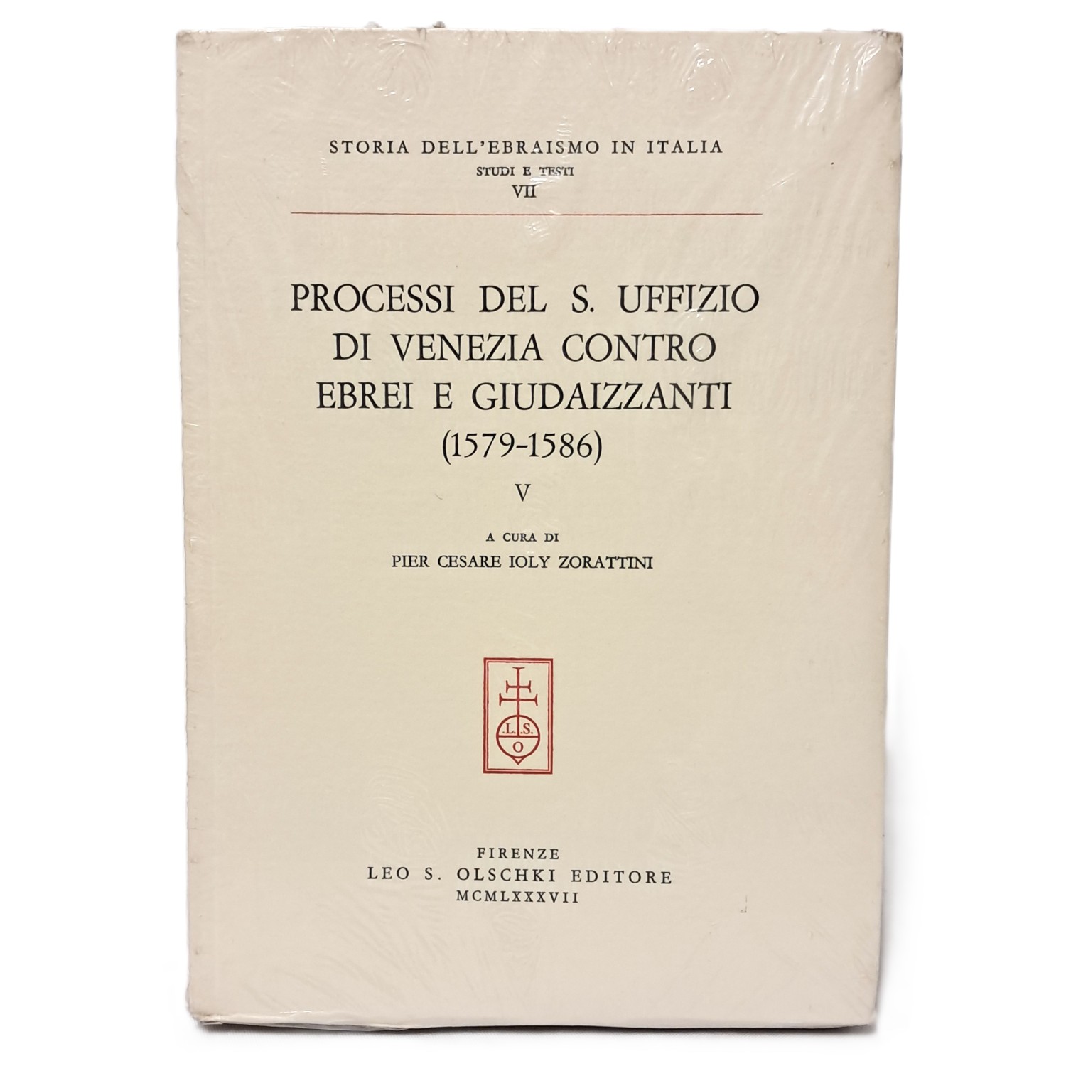Processi del S. Uffizio di Venezia contro ebrei e giudaizzanti …
