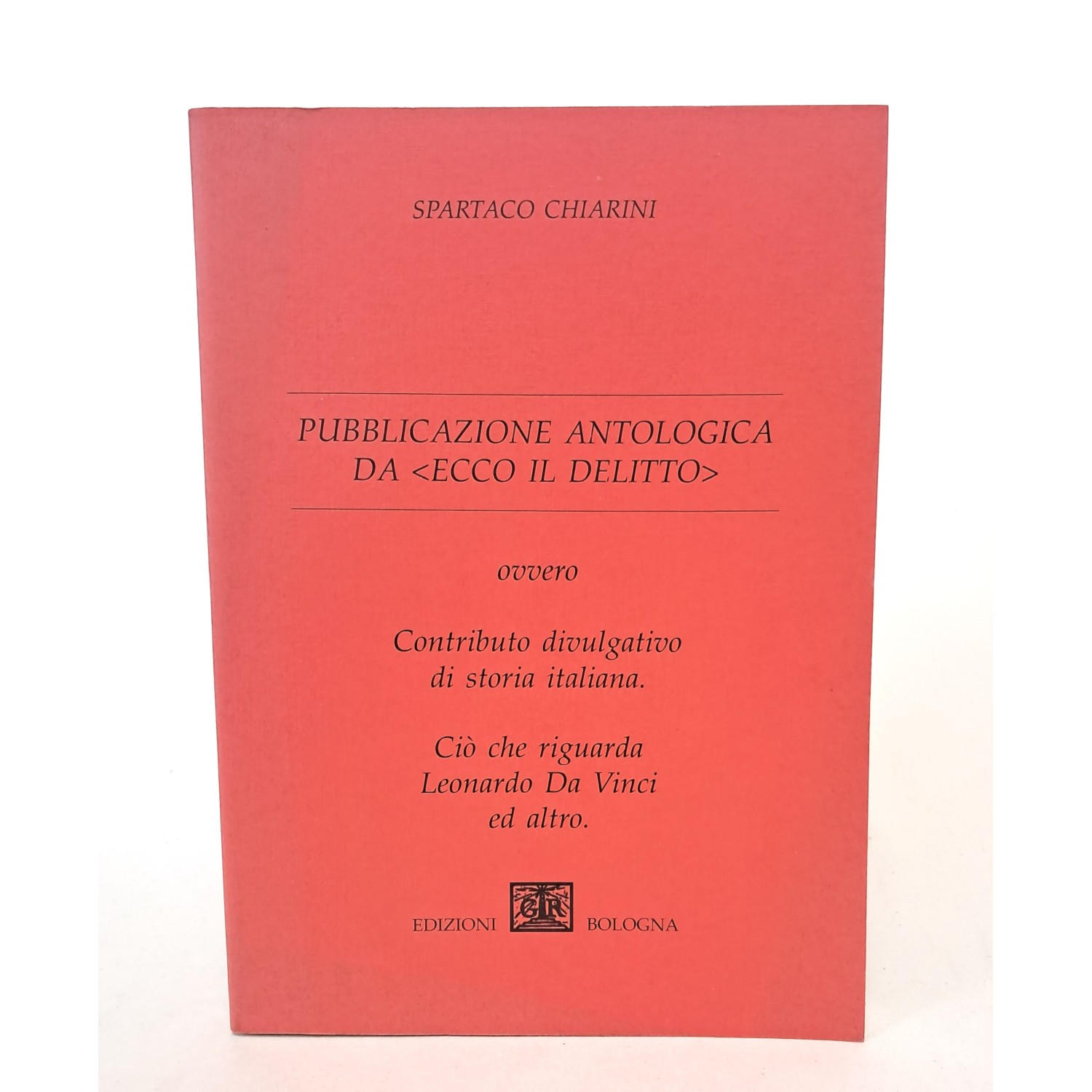 Pubblicazione antologica da "ecco il delitto"