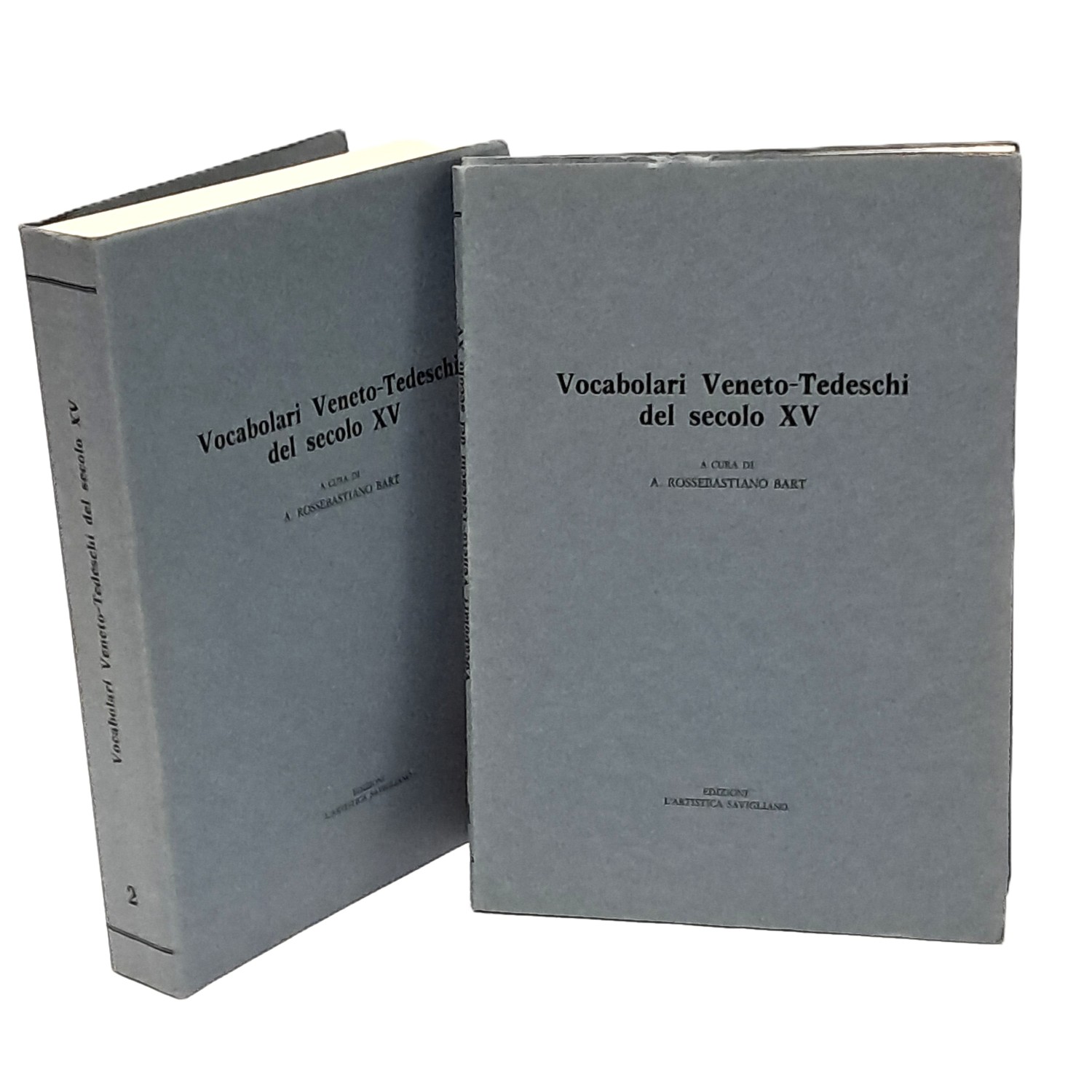 Vocabolari veneto-tedeschi del secolo XV I-III