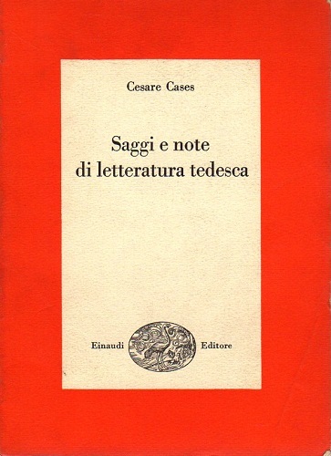 Saggi e note di letteratura tedesca