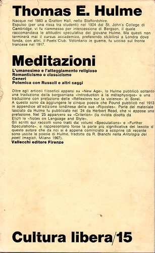 Meditazioni l'umanesimo e l'atteggiamento religioso Romanticisme e classicismo ceneripolemica con …