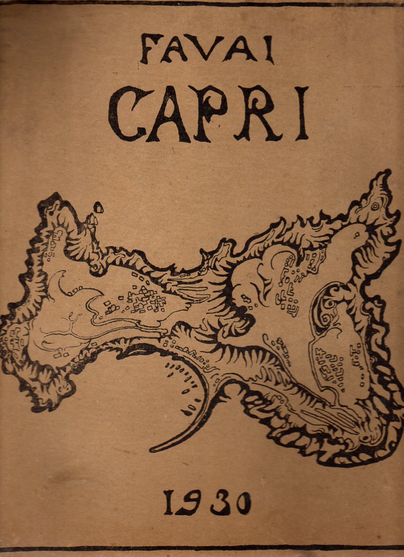 56 disegni di Gennaro Favai dell'isola di Capri nel 1930 …