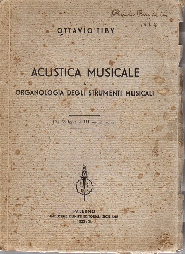 Acustica musicale e organologia degli strumenti musicali con 58 figure …