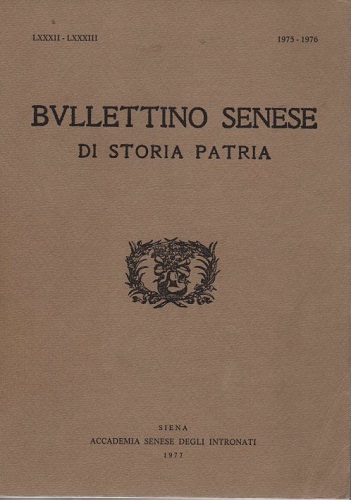 Bvllettino senese di storia patria