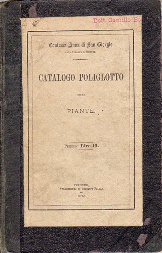 Catalogo poliglotto delle piante