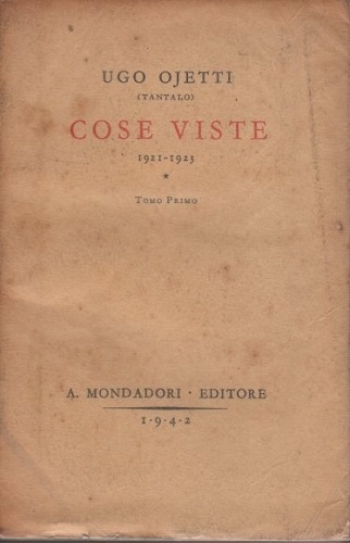 COSE VISTE 1921-1923