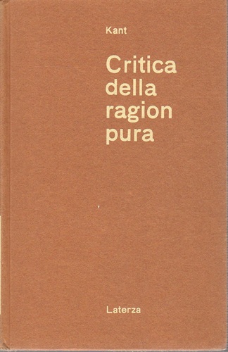 Critica della ragion pura