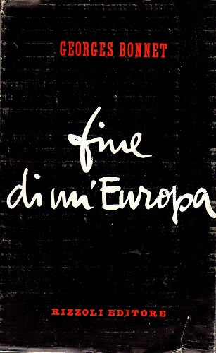Fine di un Europa