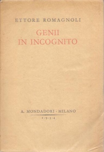 GENII IN INCOGNITO