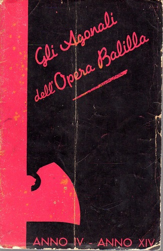 Gli Agonali dell'opera Balilla