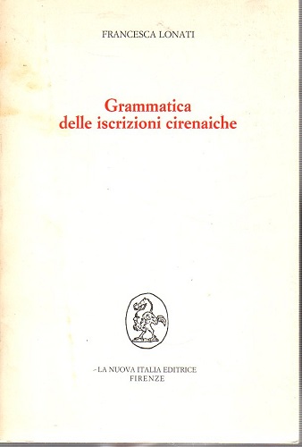 Grammatica delle iscrizioni cirenaiche
