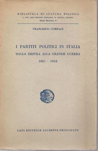 I partiti politici in Italia dalla destra alla grande guerra …