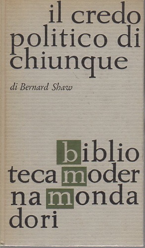 Il credo politico di chiunque