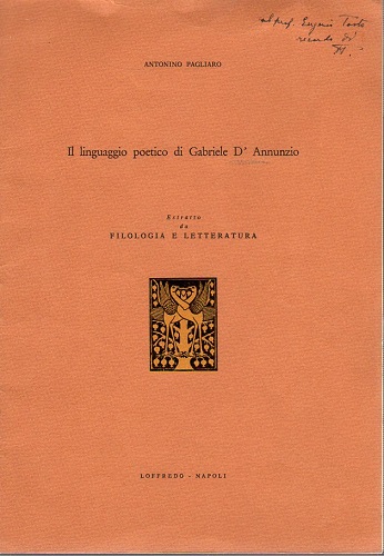 Il linguaggio poetico di Gabriele D'Annunzio estratto da filologia e …