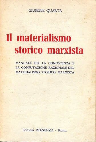 Il materialismo storico marxista manuale per la conoscenza e la …